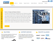Tablet Screenshot of foresolutions.net